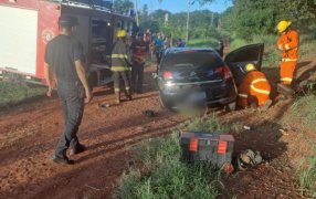 Colisión fatal sobre la Ruta Nacional N° 12 en el Municipio misionero de Garuapé: Cuatro fallecidos y un herido grave