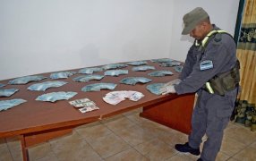 Ocultaban divisas por un valor de casi 50 millones de pesos, el dinero en efectivo, en moneda nacional y extranjera, se encontraba distribuido en distintos lugares del vehículo y ropas de sus ocupantes