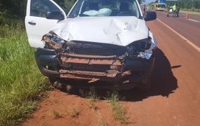 Misiones: Fallecieron dos hombres tras un siniestro vial sobre la Ruta Nacional N° 12