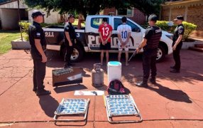 Campo Viera: En un allanamiento detuvieron a dos delincuentes, secuestraron armas y objetos sustraídos