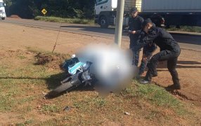 Misiones: Falleció un motociclista de 51 años tras un despiste en Gobernador Roca