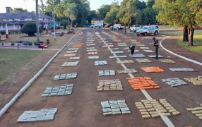 Gendarmería Nacional secuestró más de tres toneladas y media de marihuana