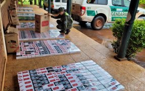 Misiones: Gendarmería Nacional secuestró vehículos robados y frustró millonario contrabando de cigarrillos en la provincia