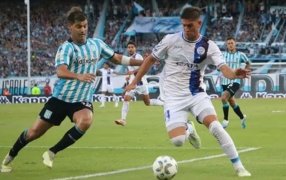 Copa Liga Profesional de Fútbol: Con doblete de Badaloni, Godoy Cruz de Mendoza se impuso 2 a 0 ante Racing Club