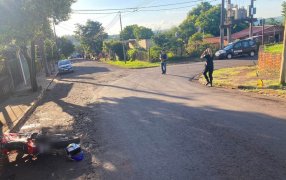 Un hombre de 38 años falleció al despistar su motocicleta en la localidad misionera de Puerto Rico