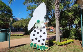 La ciudad de Apóstoles se prepara para la Samana Santa con una ornamentación única