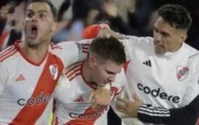 River Plate le ganó a Sarmiento de Junín por la Liga Profesional de Fútbol en la despedida de Martín Demichelis
