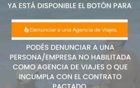 Habilitan un canal público de denuncias para agencias de viajes
