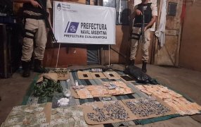 Entre Ríos: Prefectura Naval Argentina desbarató una banda y secuestró cocaína y marihuana