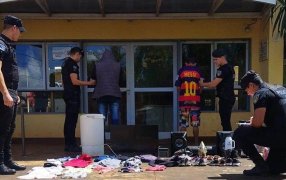 Una patrulla policial recuperó distintos bienes robados en la localidad misionera de Campo Grande y detuvo a dos individuos de 23 y 25 años