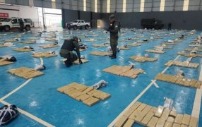 Gendarmería Nacional secuestró más de tres toneladas de marihuana