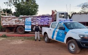 Prefectura Naval Argentina secuestró más de 11.000 kilos de soja en Misiones