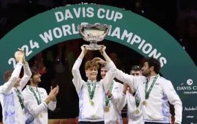 Tenis: Italia derrotó a Países Bajos y es bicampeón de la Copa Davis