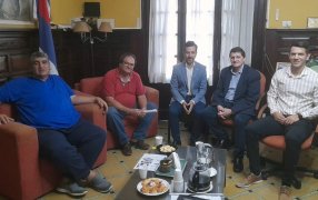 El Ministro Adolfo Safrán se reunión con integrantes de Asociaciones de Taxisistas de Posadas sobre el nuevo Programa "Ahora Taxis