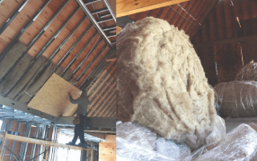 Fabrican aislantes para casas con lana de oveja y recibieron un reconocimiento del Gobierno Nacional