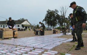 Gendarmería Nacional aperturó encomiendas: Las mismas habían sido interdictadas en distintos procedimientos sobre la Ruta Nacional Nº 14