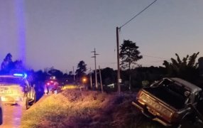 Falleció la acompañante de un automovilista tras un despiste la Ruta Provincial N° 2 en el Municipio misionero de El Soberbio