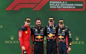 El GP de Austria de Fórmula 1: Séptima victoria del año para Max Verstappen, Charles Leclerc volvió al podio con Ferrari y Sergio "Checo" Pérez llegó tercero con el otro Red Bull