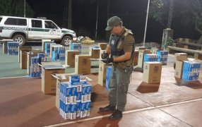 Gendarmería Nacional secuestró 25 mil paquetes de cigarrillos, se trataron de dos procedimientos en la provincia de Misiones