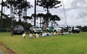 Una persona fue sorprendida trasladando más de 600 litros de combustible por un paso no habilitado