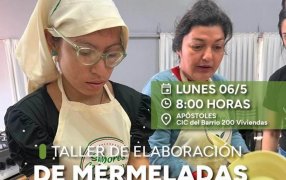 Apóstoles: Desde la Secretaría de Desarrollo Social de la Municipalidad informan que se llevará a cabo el Taller de Elaboración de Mermeladas