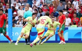 España venció a Marruecos y es el primer finalista en el torneo de fútbol masculino de los Juegos Olímpicos 2024