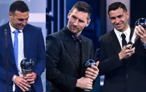 Argentina, insuperable en The Best 2022: Messi ganó junto a Scaloni, Dibu Martínez y la hinchada