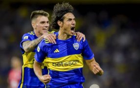 Hat-trick de Edinson Cavani: Boca Juniors le ganó a Belgrano de Córdoba y escaló en la Copa Liga Profesional de Fútbol