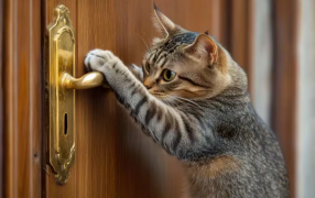 Por qué a los gatos no les gustan las puertas cerradas, según los especialistas