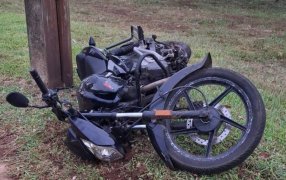 Posadas: Falleció un adolescente de 14 años, habría despistado con una motocicleta