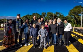 Passalacqua y Macías recorrieron el día sábado el acceso asfaltado al Municipio de Profundidad, clave para su desarrollo productivo