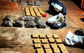 Operativo antidrogas en Candelaria: Pecuestraron marihuana valuada en casi 3.000.000 pesos