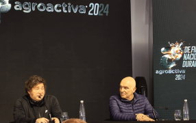 Milei en Agroactiva: “La prueba de que vamos a bajar las retenciones es que no las quise coparticipar”