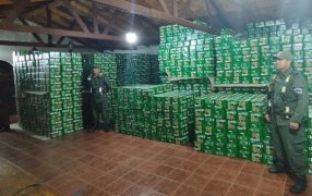Gendarmería Nacional incautó millonaria carga de bebidas alcohólicas de origen extranjero