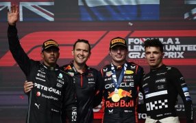 Fórmula 1: Max Verstappen estrenó título con victoria en el GP de Estados Unidos, Lewis Hamilton y Lando Norris completaron el podio