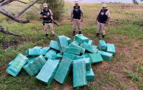 Corrientes: Prefectura Naval Argentina secuestró más de 990 kilos de marihuana