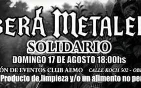 Evento solidario en la ciudad de Oberá: Una experiencia completa para quienes quieran sumarse, incluso si no conocen el metal