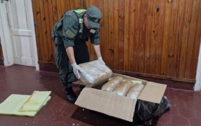 Cuay Grande: Gendarmería Nacional incautó más de veinte kilos de estupefaciente