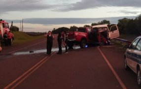 Apóstoles: Falleció un hombre tras una colisión entre camionetas, en la Ruta Provincial N° 1