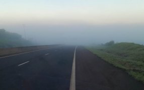 Precaución: Se registran zonas con niebla en distintos puntos de la provincia de Misiones