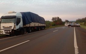 Falleció un hombre en un accidente vial sobre la Ruta Nacional N° 14, en el Paraje La Sierrita del  Municipio misionero de San José