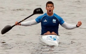 El palista argentino Agustín Vernice se clasificó a los Juegos Olímpicos de París en la prueba K1 1000 metros