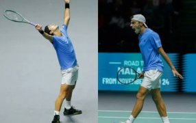 Tenis: Copa Davis 2024, a falta del dobles, Argentina le ganó la serie a Gran Bretaña, Tomás Martín Etcheverry y Francisco Cerúndolo se impusieron en sus respectivos partidos ante Daniel Evans y Jack Draper