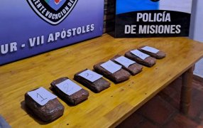 Apóstoles: Agentes de Inteligencia de Frontera incautaron marihuana valuada en más de tres millones de pesos