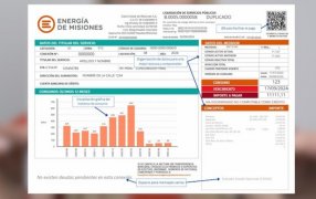 Energía de Misiones puso a disposición de sus usuarios un nuevo formato de factura digital: La nueva boleta de luz permite un mejor control del consumo