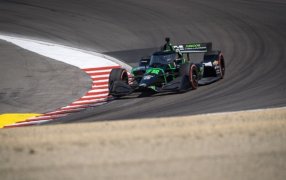 IndyCar: Agustín Canapino quedó a las puertas de meterse entre los mejores doce, en Laguna Seca