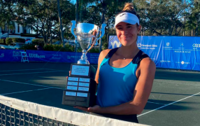 Tenis: Solana Sierra se consagró campeona del W75 de Vero Beach y alcanza su mejor posición en el ranking de la WTA