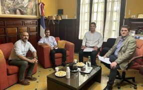 El Ministro Adolfo Safrán se reunió con integrantes de la Cámara de Comercio e Industria de Posadas