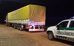 Incautación de un cargamento de más de cincuenta toneladas granos de soja, la documentación referida a la carga transportada presentaba irregularidades