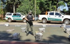 Incautación de estupefaciente por parte del personal de Gendarmería Nacional en Misiones